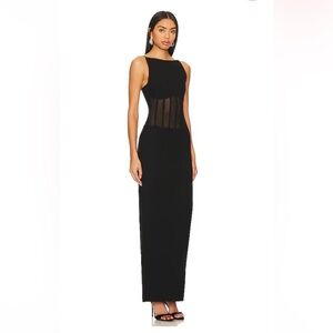 Camellia Maxi Dress in Black